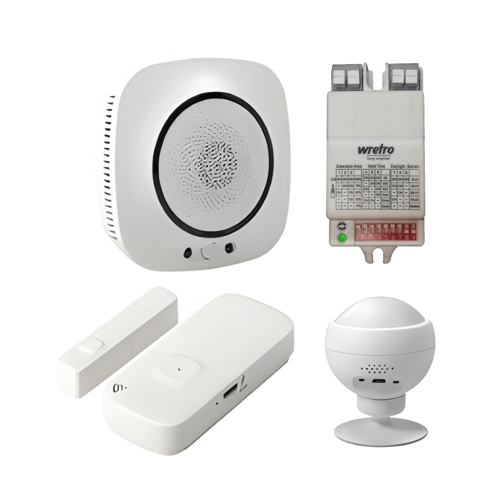 Wretro Smart Sensors controlled by Voice Command & Mobile Application